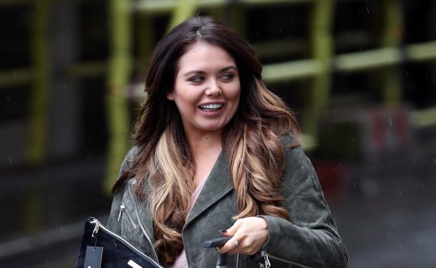Scarlett Moffatt Leaves Heat Radio Studios In London