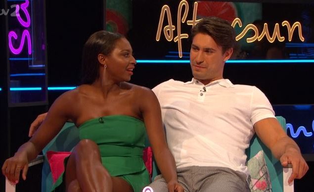 Love Island's Samira and Frankie interviewed by Caroline Flack on Aftersun