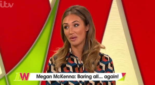 Megan McKenna on Loose Women (Credit: ITV)
