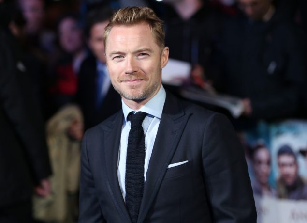 Ronan Keating and wife Storm attend the world premiere for "Another Mother's Son" in London