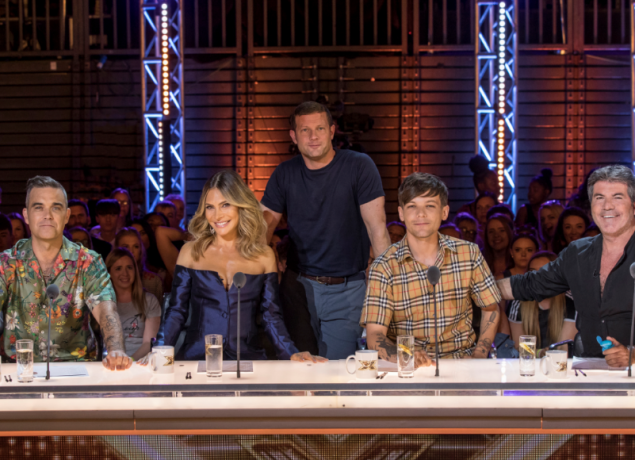 X Factor judges 2018 with Dermot O'leary (Credit: ITV)