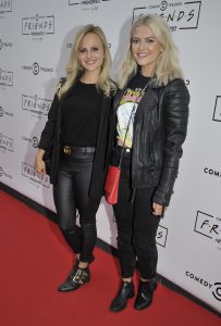 Tina O'Brien and Lucy Fallon Celebs Arrive At The Comedy Gold Friends Festival In Manchester