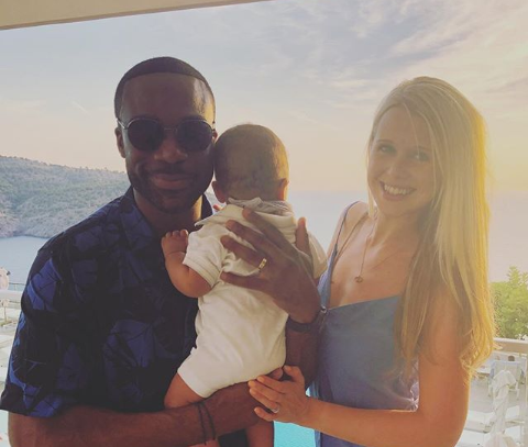 Ore Oduba on holiday with wife Portia and baby Roman (Credit: Instagram)