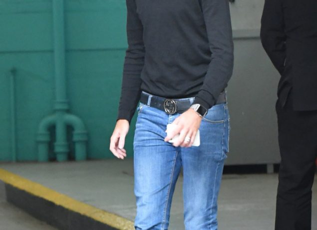 Rylan Clark at This Morning studio, 2017