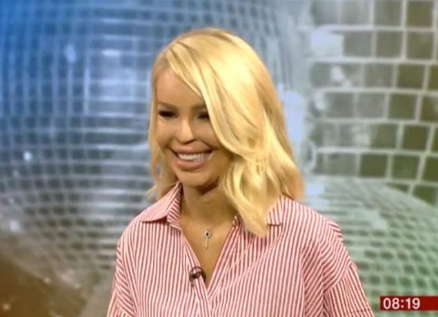 Katie Piper signs for Strictly