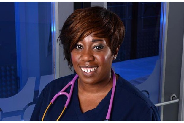 Chizzy Akudolu as Mo Effanga in Holby City (Credit: BBC)