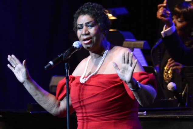 Aretha Franklin, Aretha Franklin performs at Radio City Music Hall, NYC