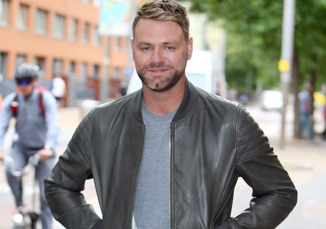 Brian McFadden outside ITV Studio