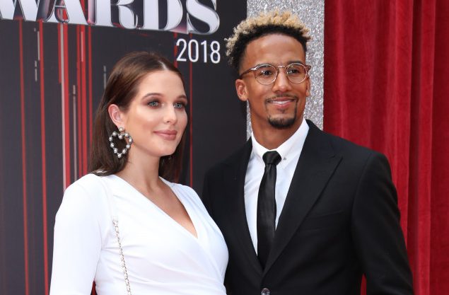 Helen Flanagan, Scott Sinclair The British Soap Awards 2018 held at the Hackney Empire - Arrivals