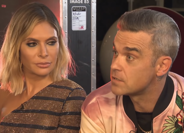 Robbie Williams and Ayda Field on Lorraine