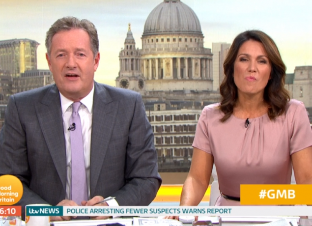Piers and Susanna on GMB