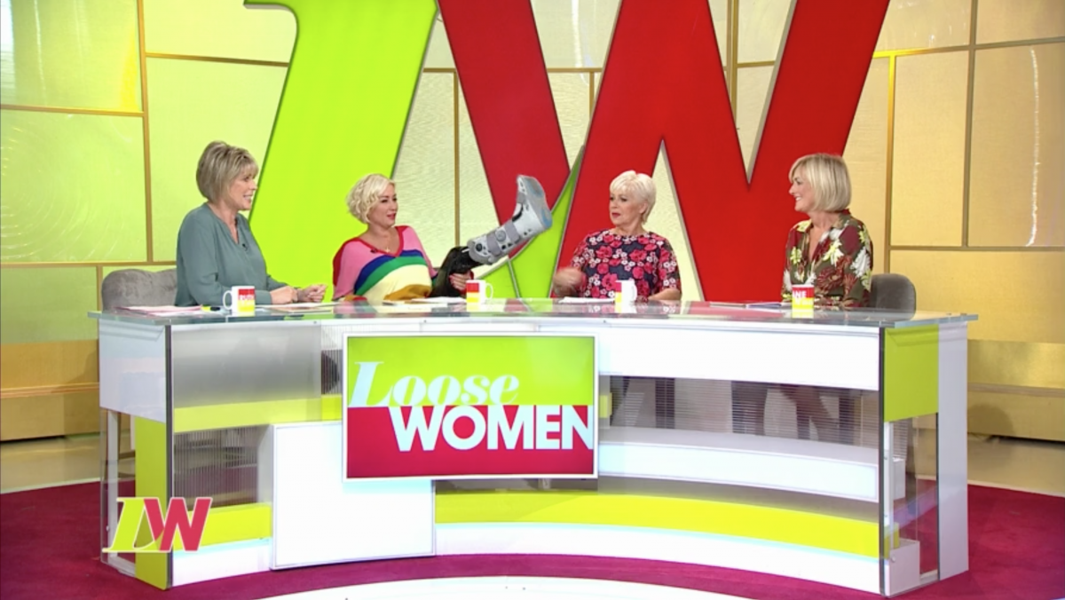 Denise van Outen Loose Women ITV