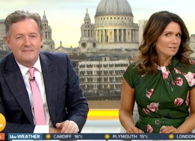 Susanna Reid Piers Morgan Good Morning Britain ITV