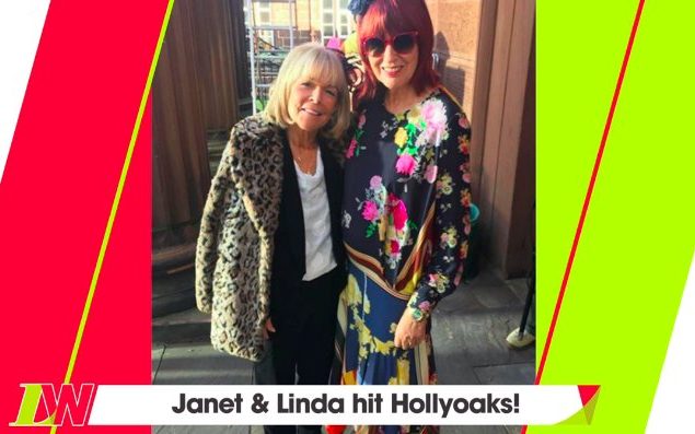 Loose Women on set of Hollyoaks