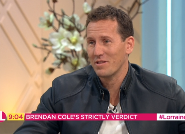 Brendan Cole on Lorraine