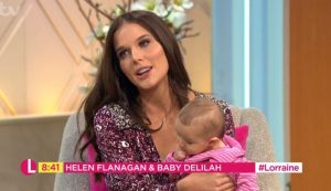 Helen Flanagan and Delilah on Lorraine