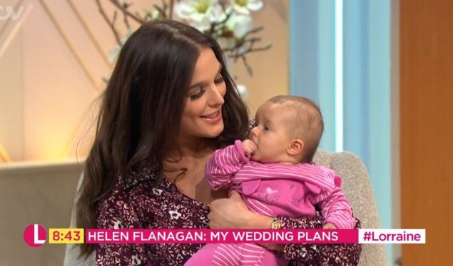 Helen Flanagan and Delilah on Lorraine