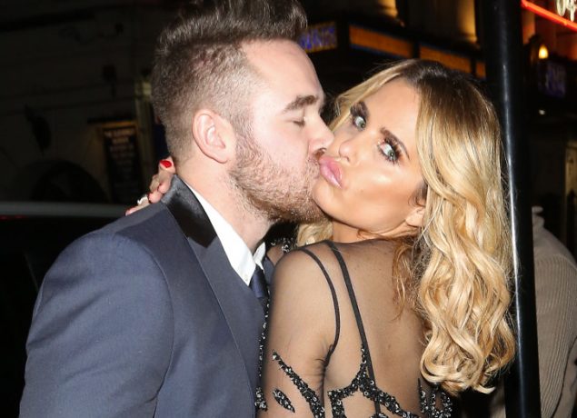 Katie Price and Kieran Hayler party at The Ivy Club in London