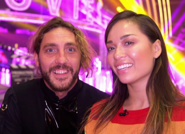 Seann Walsh and Katya Jones during rehearsals for 'Strictly Come Dancing'. Broadcast on BBC One