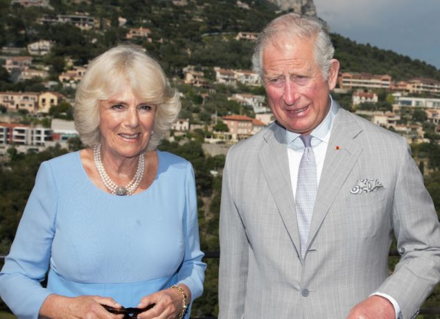 Prince Chales, Prince of Wales and Camilla, Duchess of Cornwall visit Eze Village.