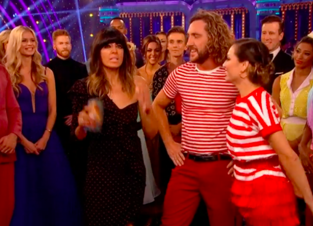 Strictly fans spot Katya's husband Neil glaring as she hugs Seann Walsh after kissing scandal