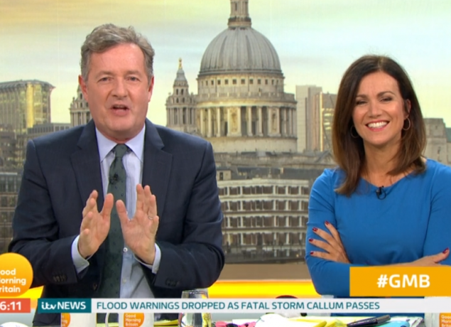 Piers and Susanna on GMB