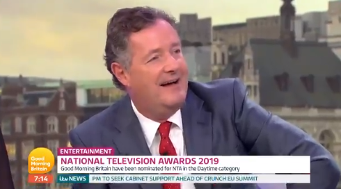 Piers Morgan on GMB