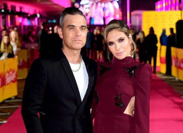 Ayda Field and Robbie Williams / PA