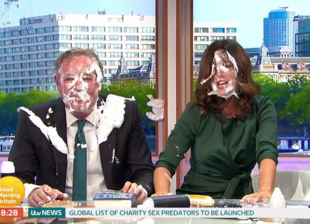 Piers Morgan and Susanna Reid on GMB