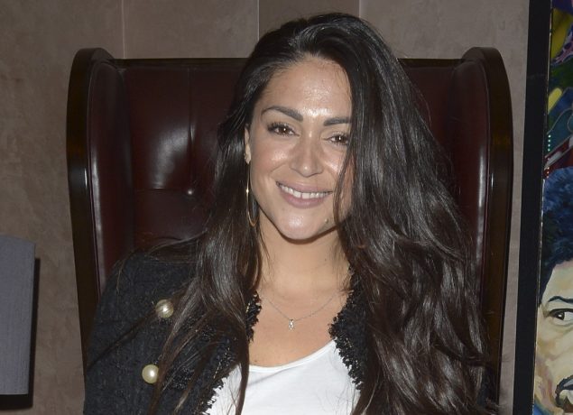 Casey Batchelor attends the launch of Sam Dowler's debut book 'The Insider' at the Sanctum Soho Hotel in London