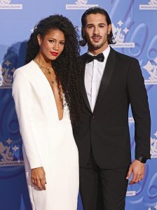Vick Hope and Graziano DiPrima, The National Lottery Awards 2018, Television Centre, London UK, 21 September 2018, Photo by Brett D. Cove