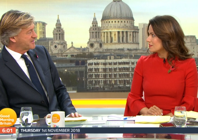 Richard Madeley and Susanna Reid on GMB