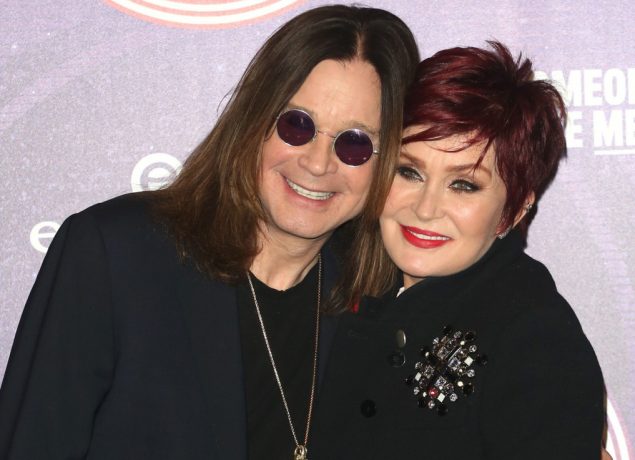 Ozzy and Sharon Osbourne at the MTV EMA Awards 2014