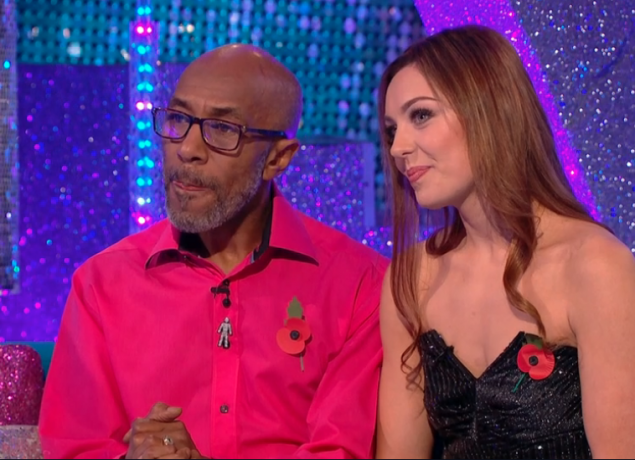 Danny John-Jules and Amy Dowden, Strictly Come Dancing (Credit: iPlayer)