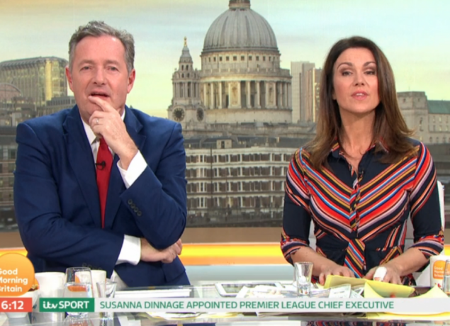 Susanna Reid, Piers Morgan, GMB