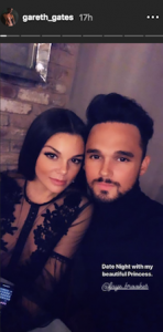 Faye Brookes and Gareth Gates
