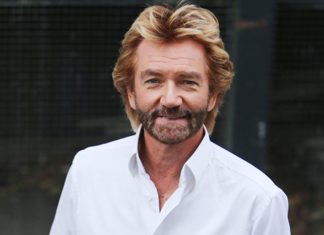 Noel Edmonds outside the ITV studios