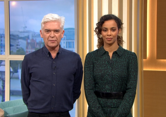 Phillip Schofield and Rochelle Humes on This Morning