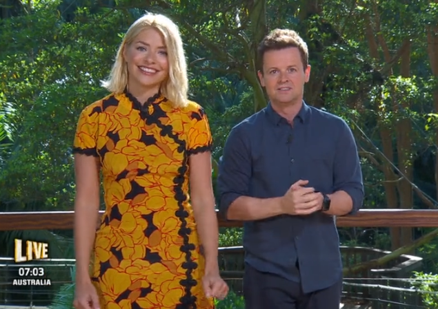 Holly Willoughby and Dec Donnelly on I'm A Celeb