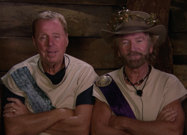 noel edmonds, harry redknapp, i'm a celebrity, itv
