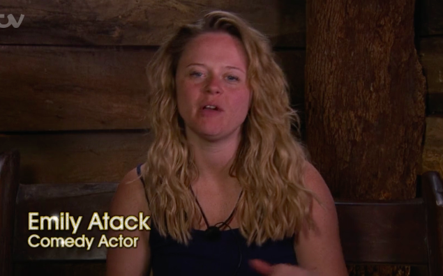 emily atack i'm a celeb