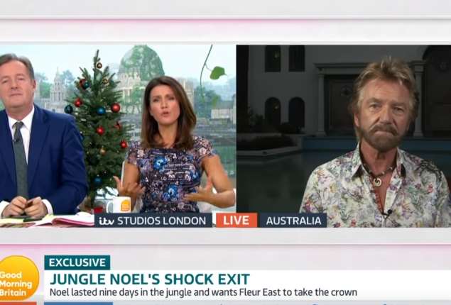 Piers Morgan and Susanna Reid on GMB with Noel Edmonds