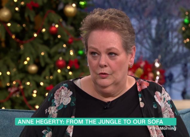 Anne Hegerty on This Morning