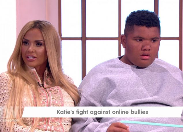 Katie Price and son HArvey on Loose women