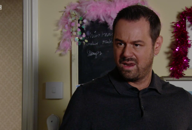 Mick Carter returns to Walford with a tan