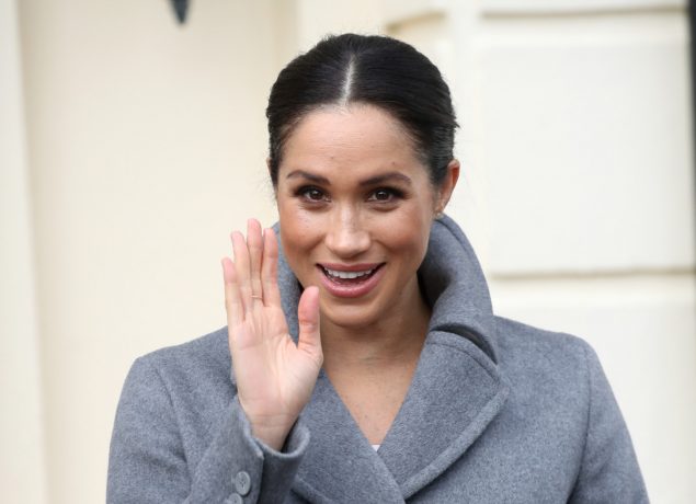 Meghan, Duchess of Sussex visits the Royal Variety Charity's at Brinsworth House