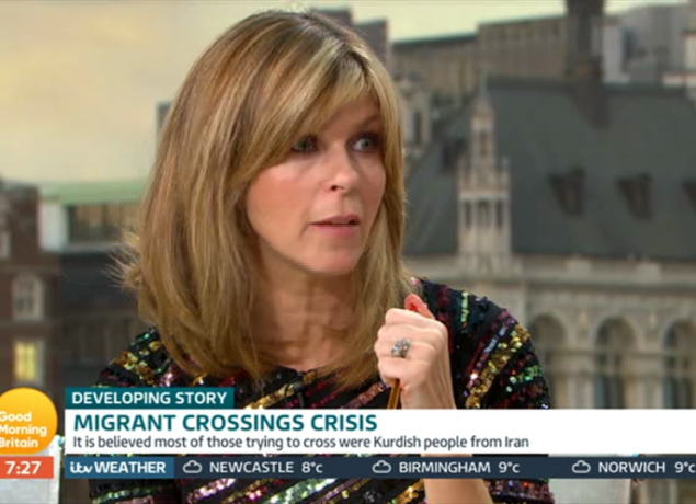 Kate Garraway on GMB