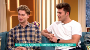 AJ Pritchard and brother Curtis on This Morning