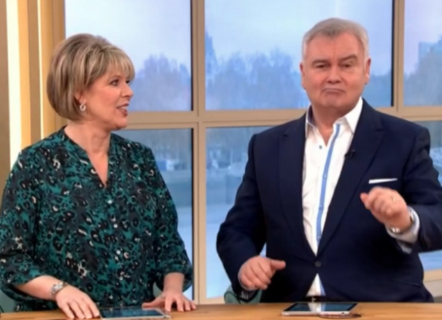 Ruth Langsford and Eamonn holmes on This Morning