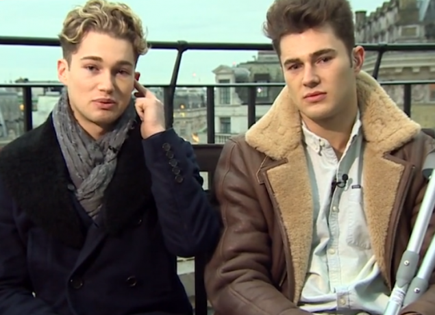AJ and Curtis Pritchard Credit: BBC
